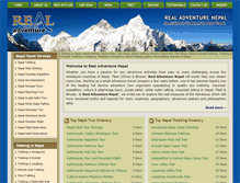 Tablet Screenshot of nepaltreks.biz